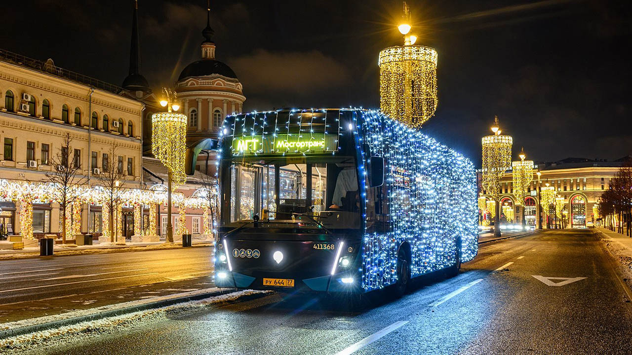 В новогоднюю ночь проезд в городском транспорте Москвы будет бесплатным