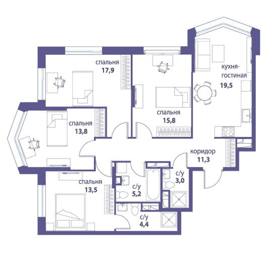 План квартиры