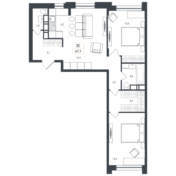 План квартиры