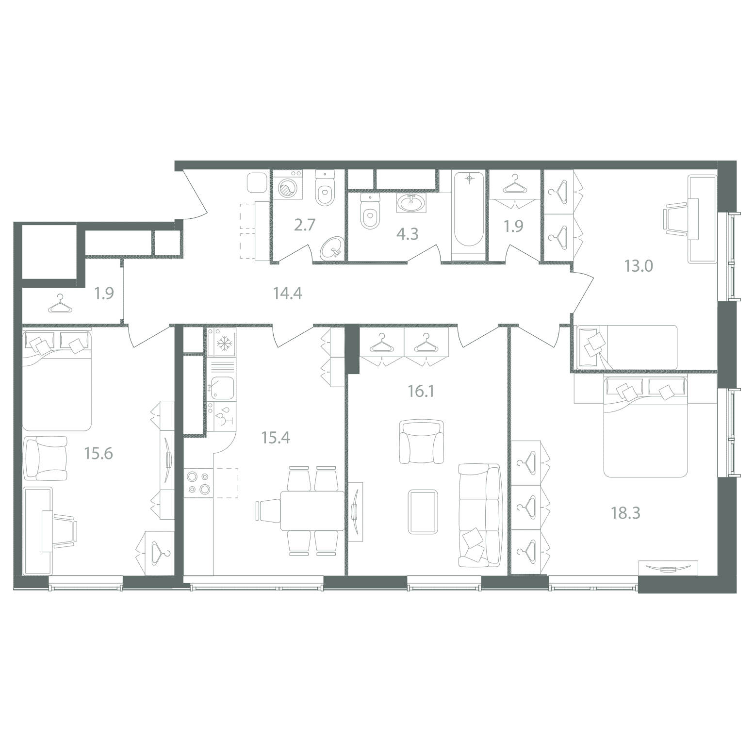 План квартиры