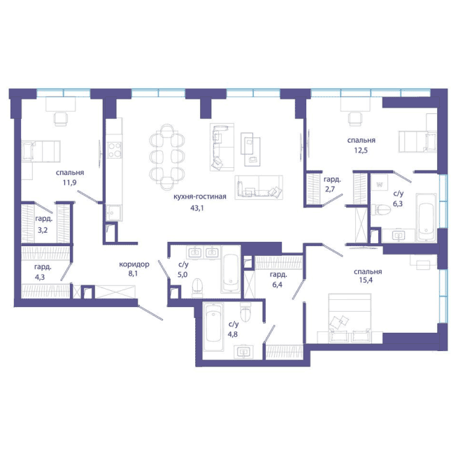 План квартиры