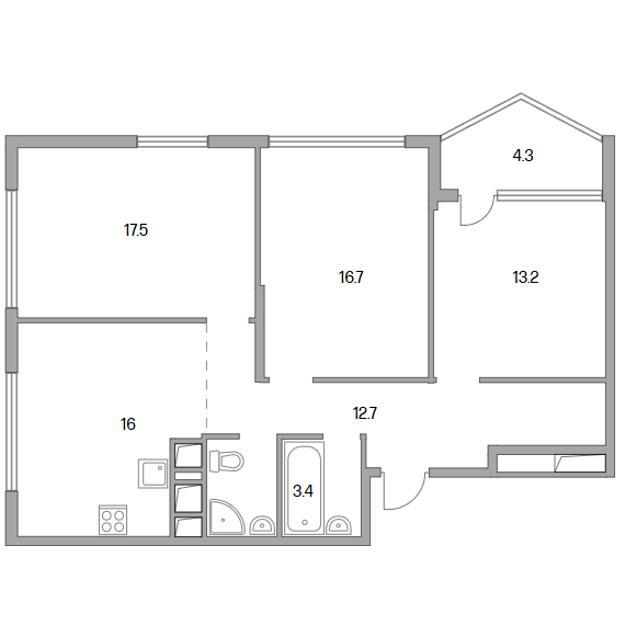 План квартиры