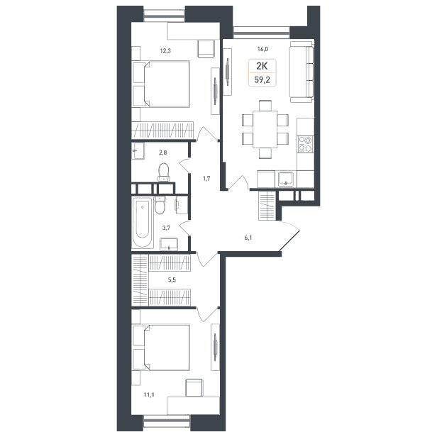 План квартиры