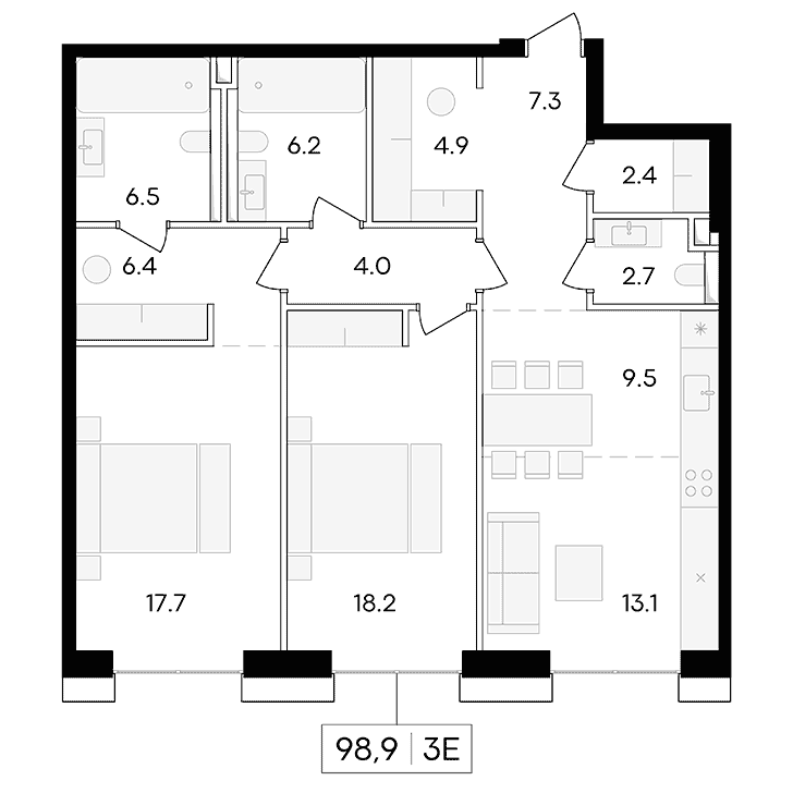 План квартиры