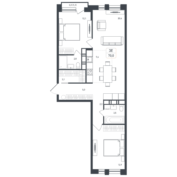 План квартиры