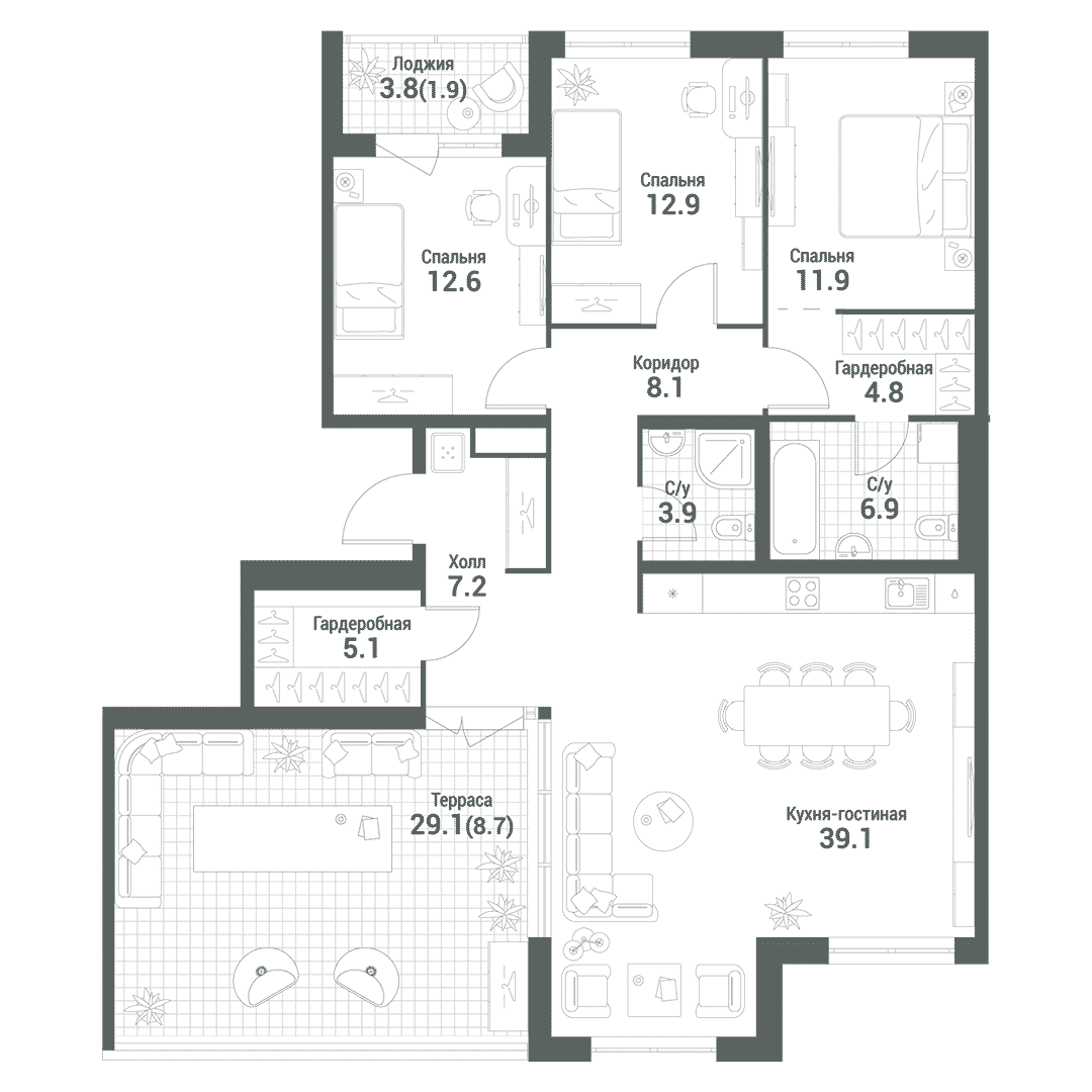 План квартиры