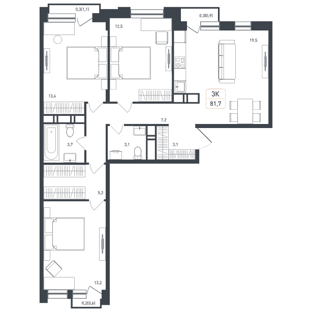 План квартиры