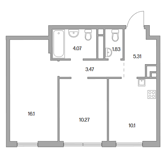 План квартиры