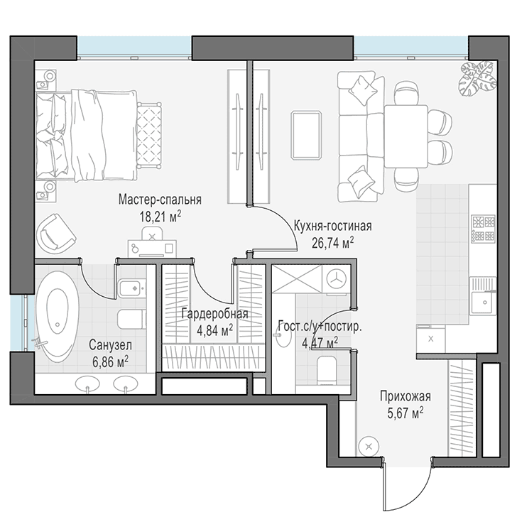 План квартиры