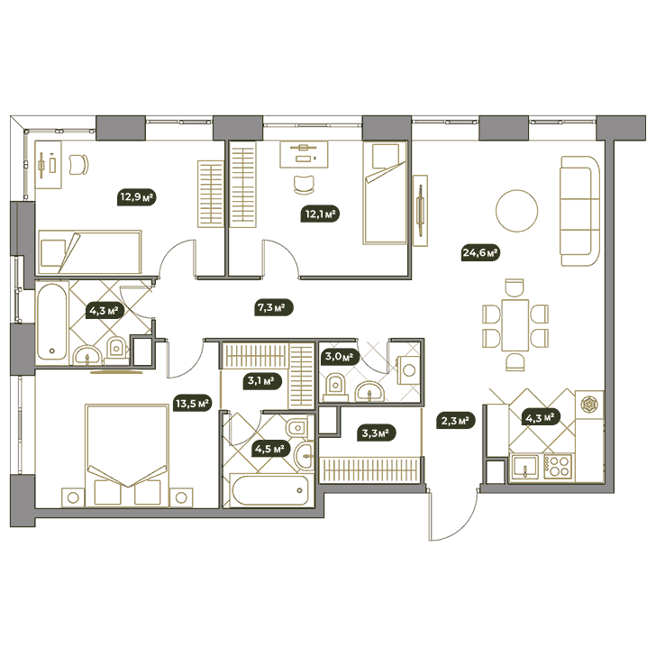 План квартиры