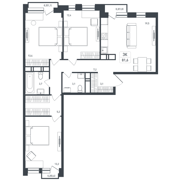 План квартиры