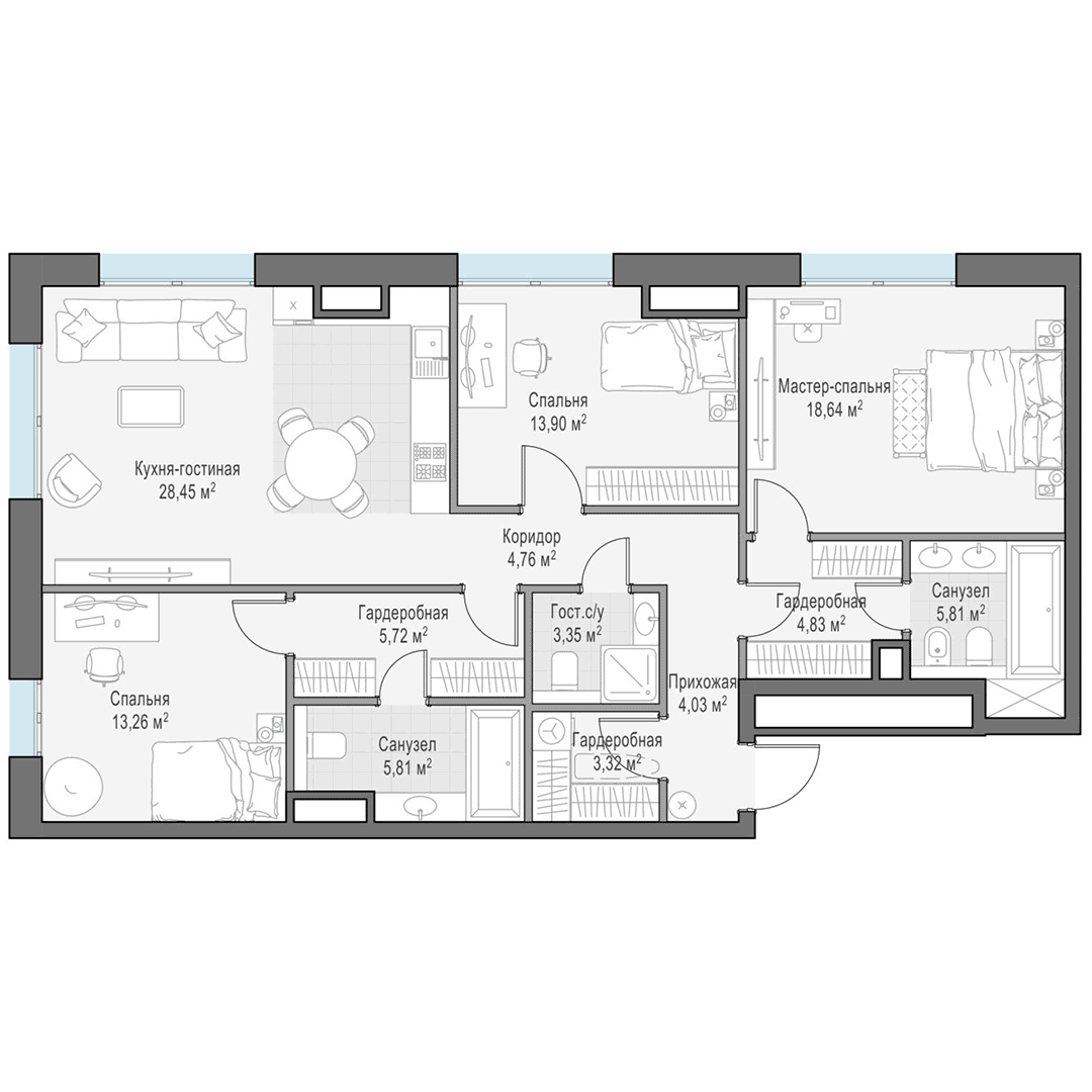 План квартиры