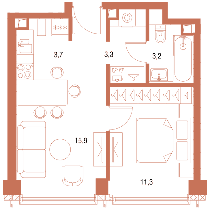 План квартиры