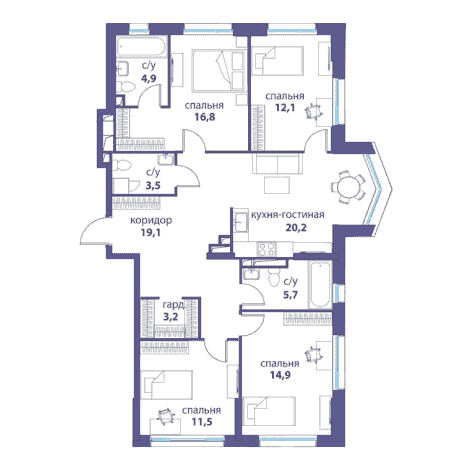 План квартиры