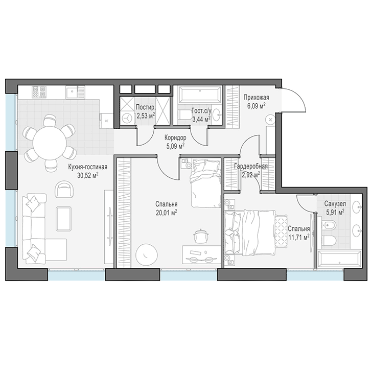 План квартиры