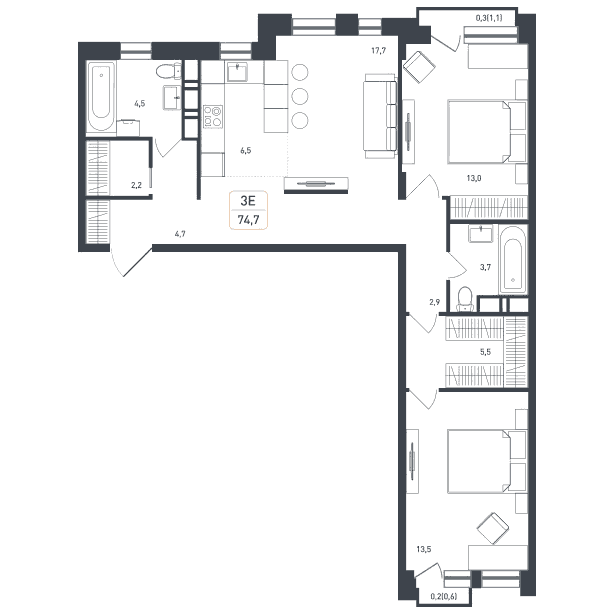 План квартиры