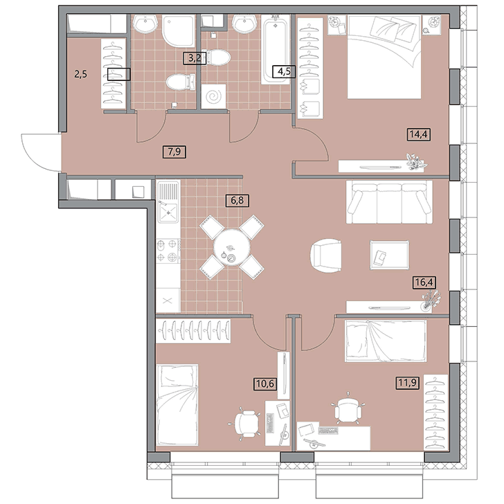 План квартиры