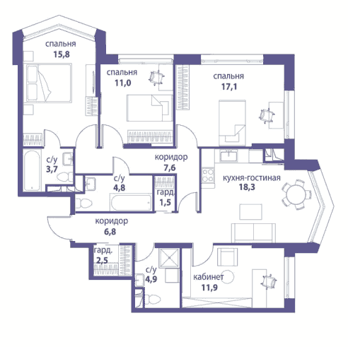 План квартиры