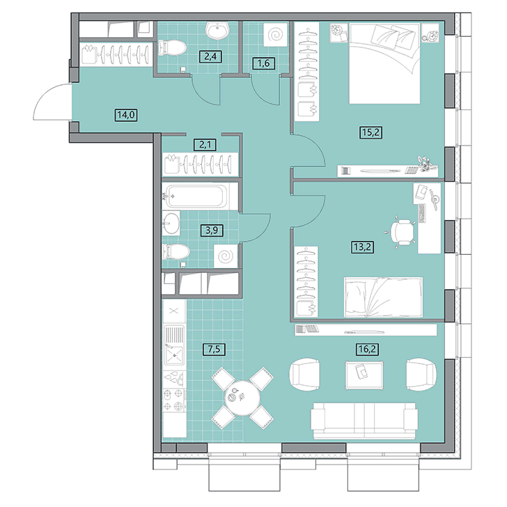 План квартиры