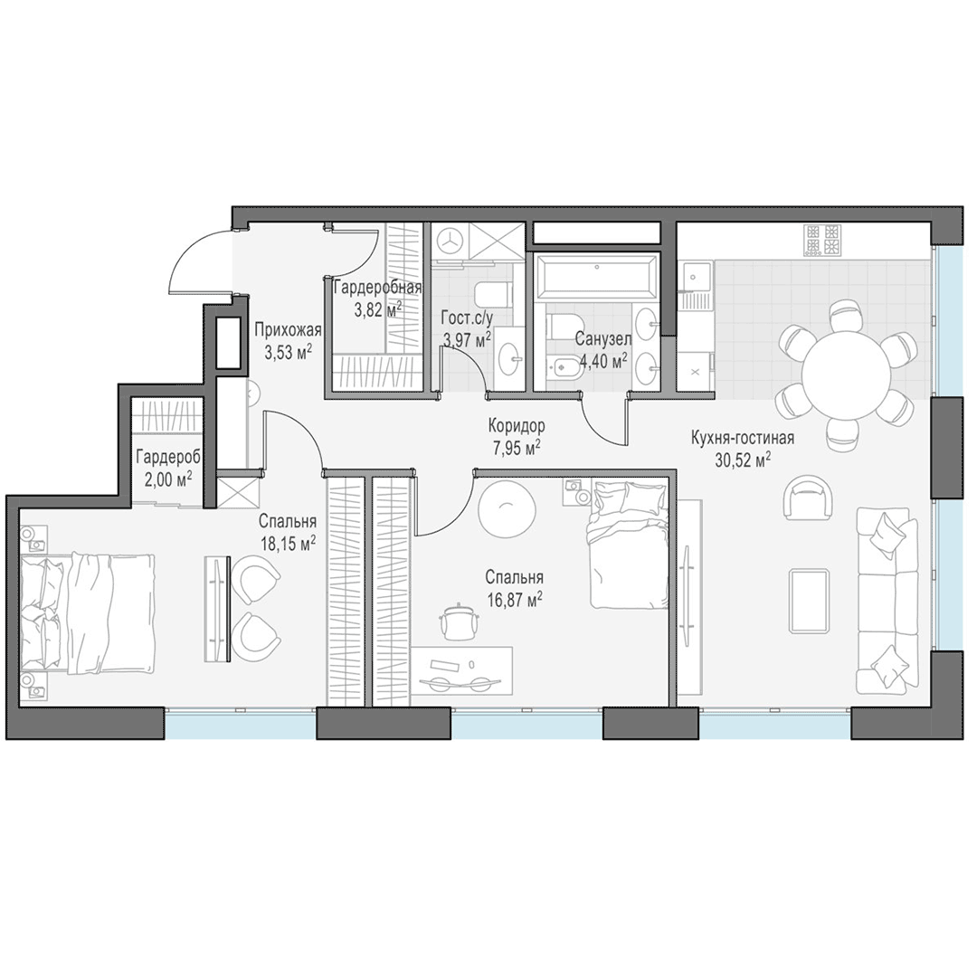 План квартиры