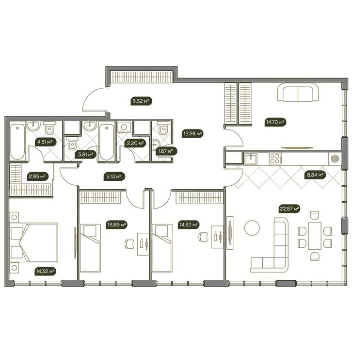 План квартиры