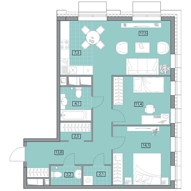 План квартиры