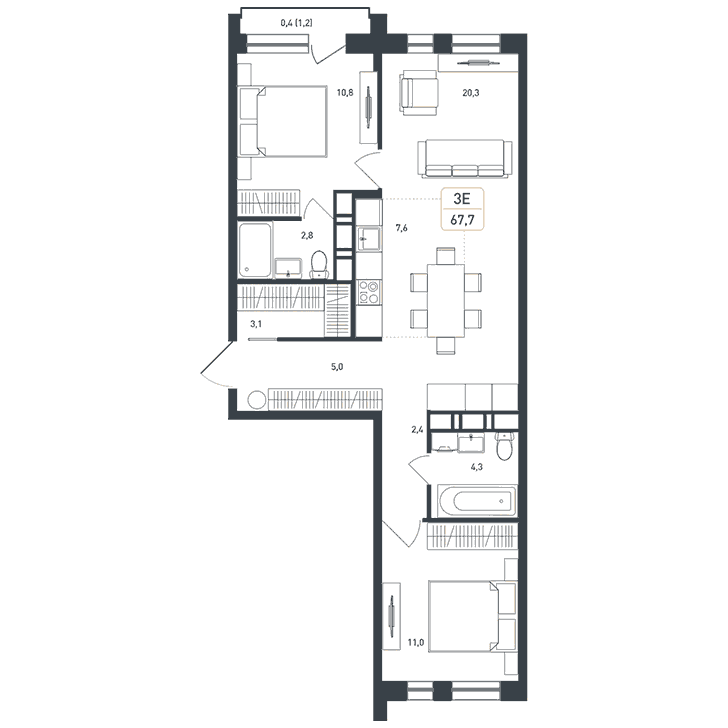 План квартиры