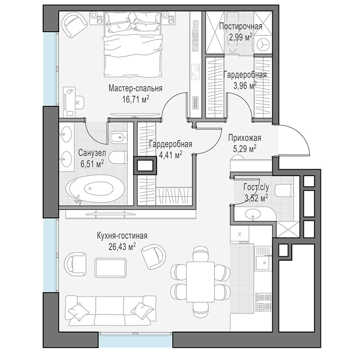 План квартиры