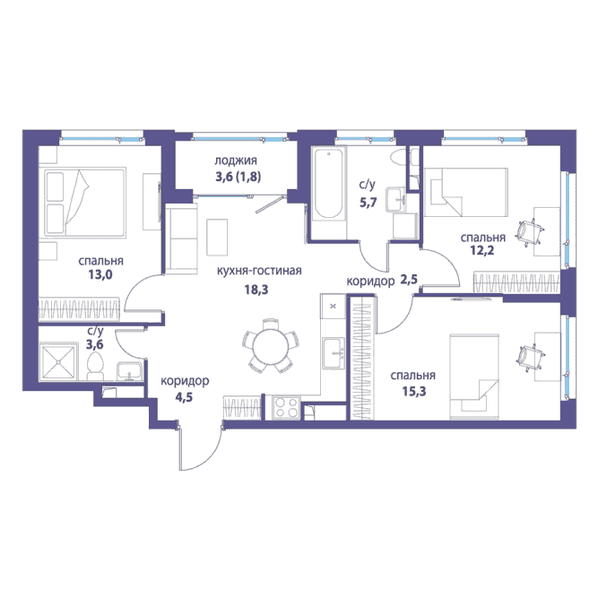 План квартиры