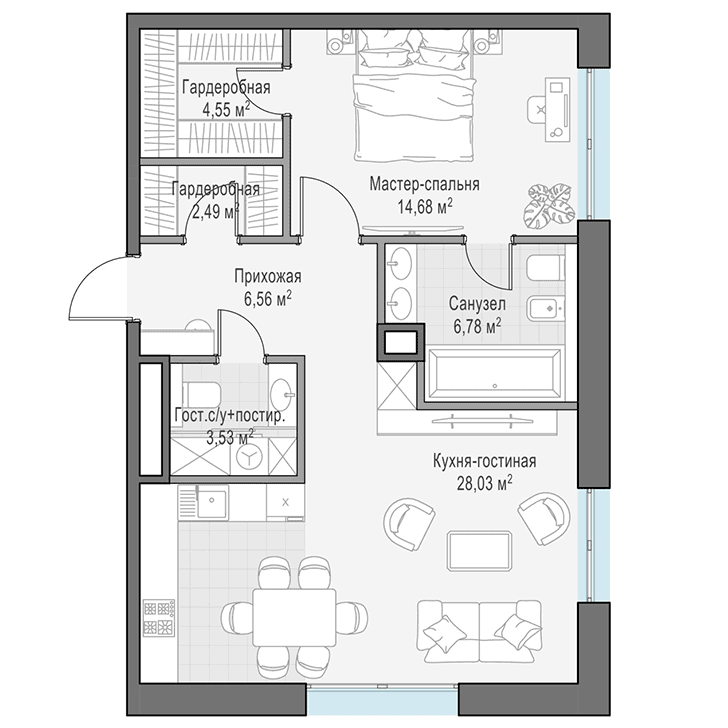 План квартиры