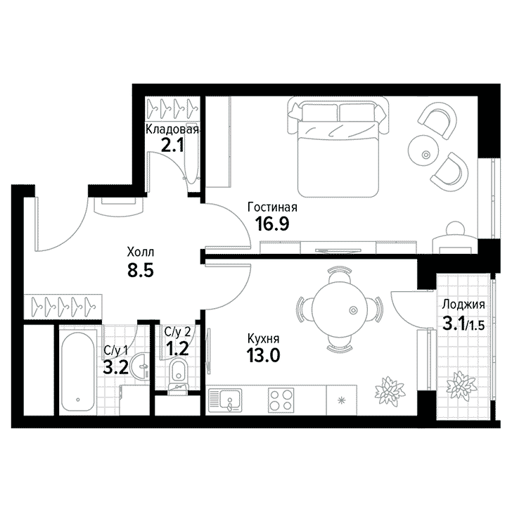 План квартиры