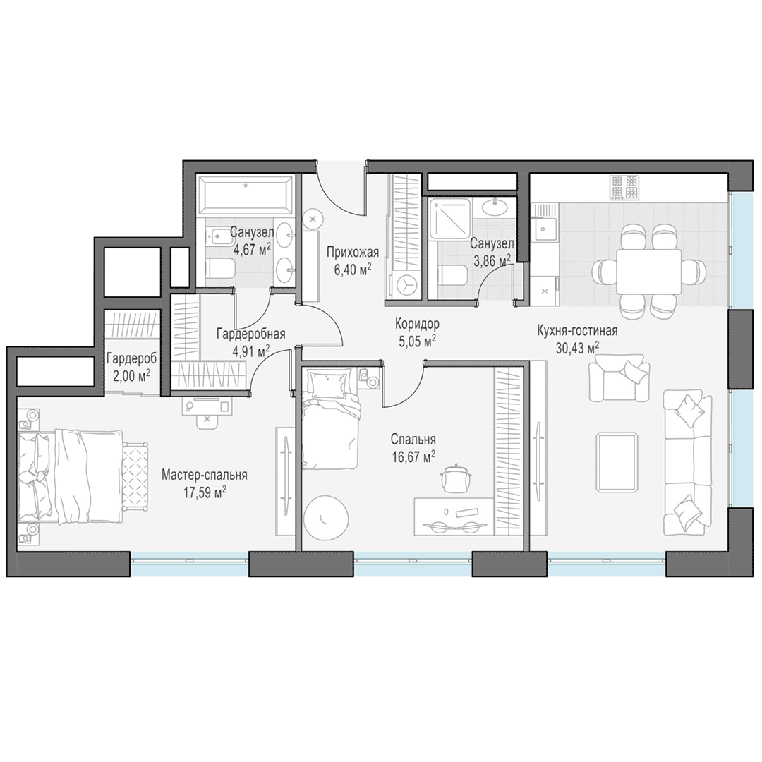 План квартиры