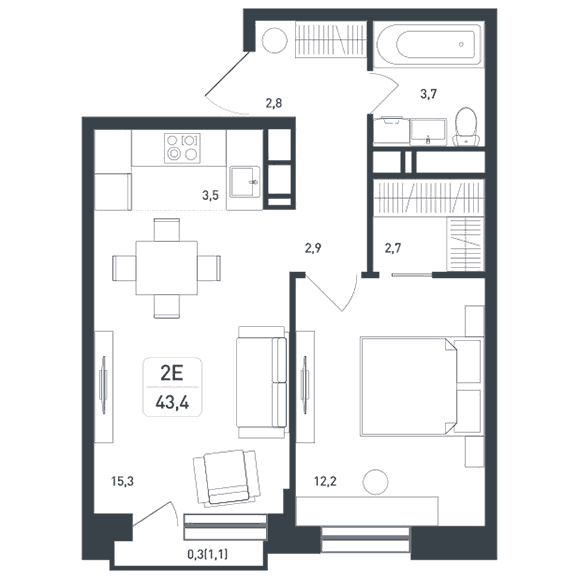 План квартиры