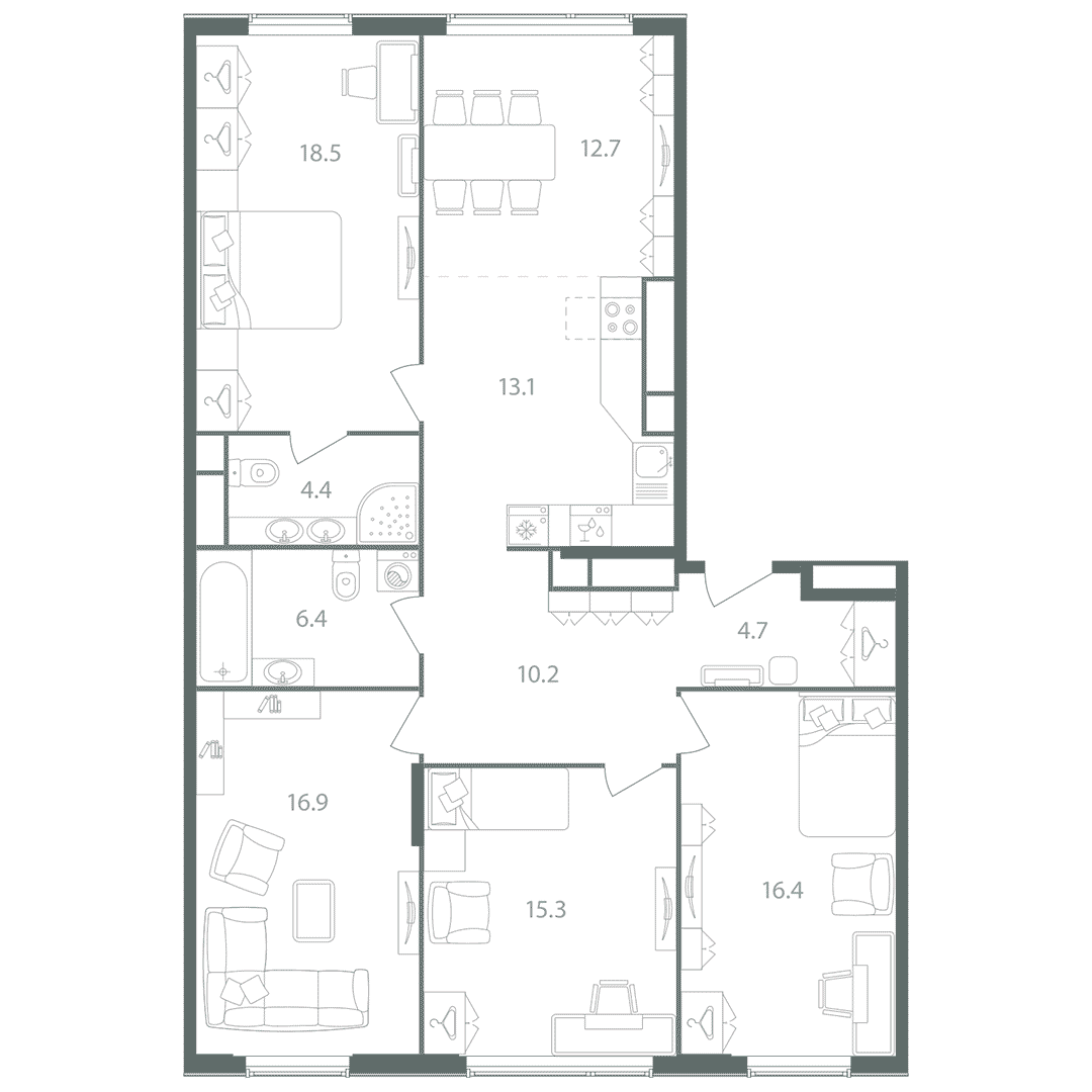 План квартиры