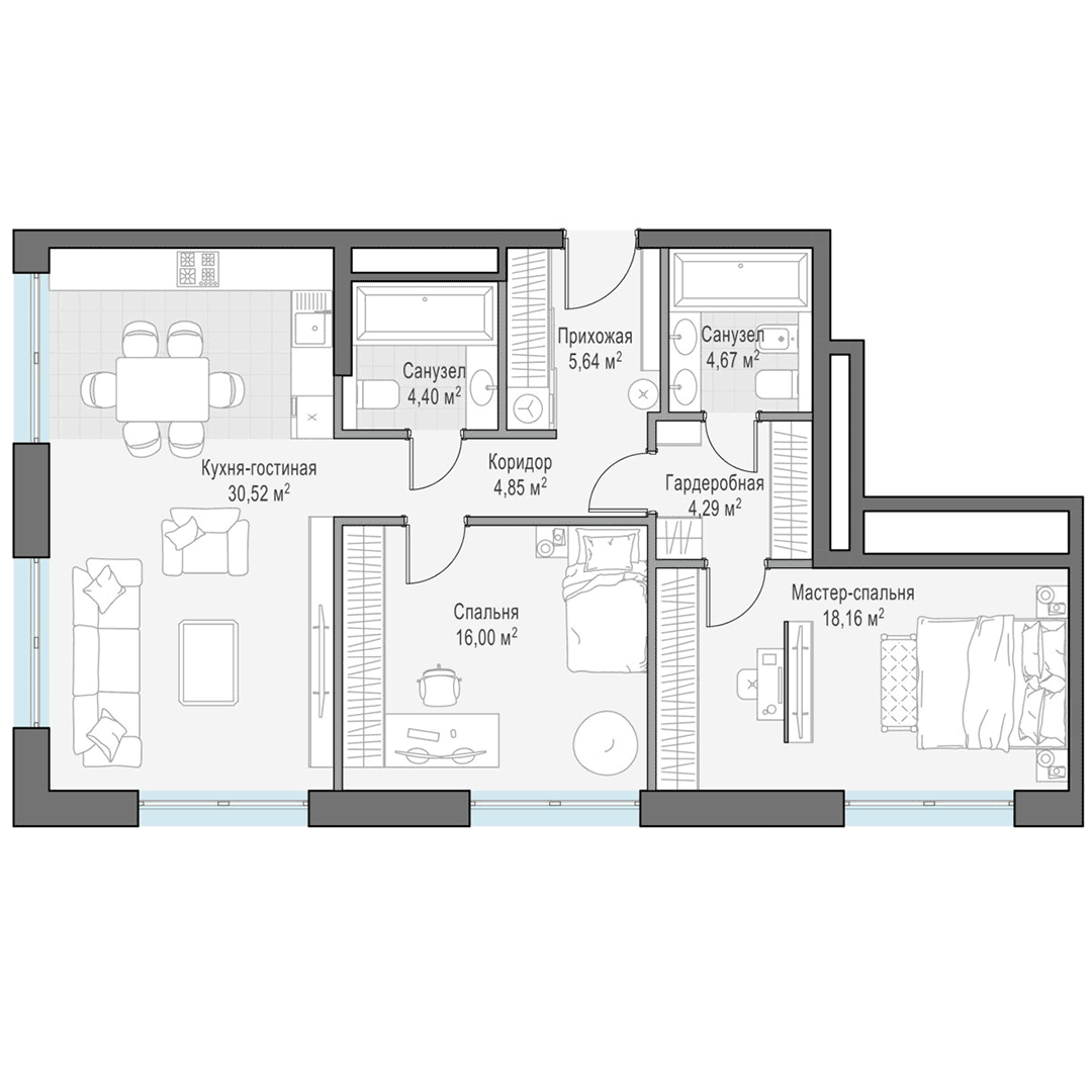 План квартиры