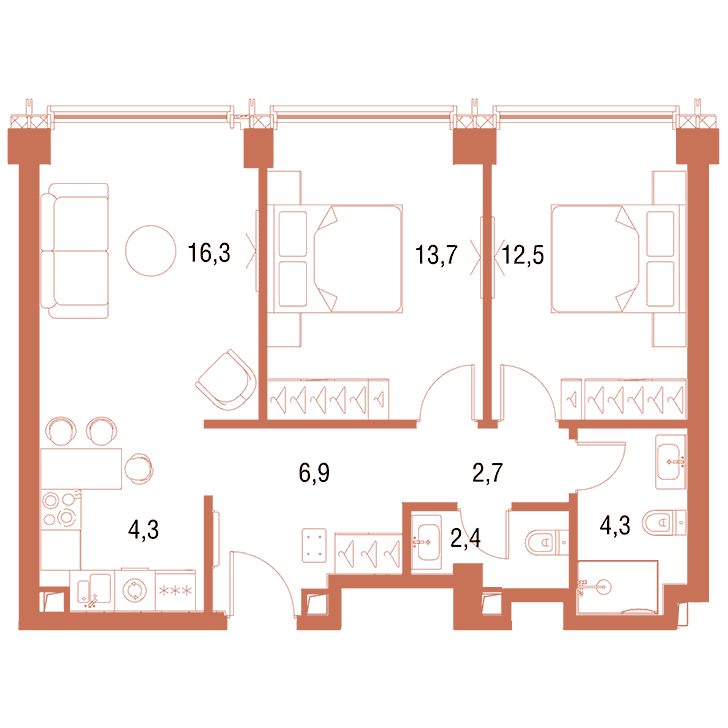 План квартиры