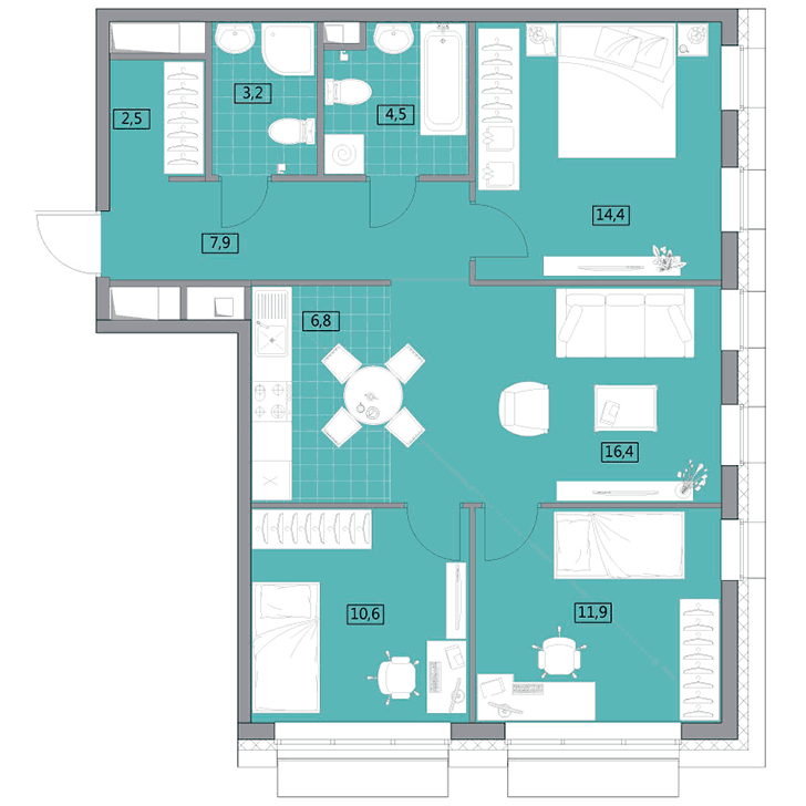 План квартиры