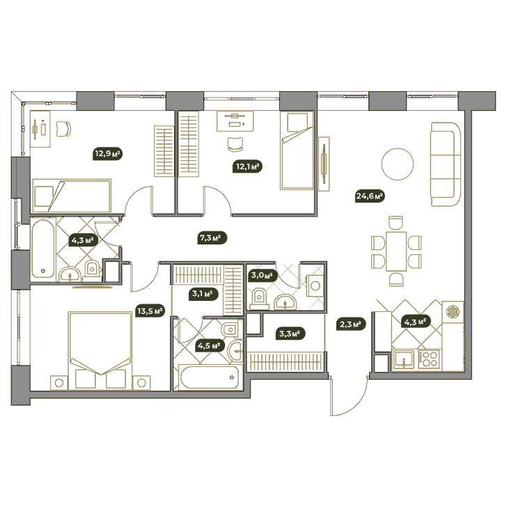 План квартиры