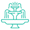 парк, фонтан