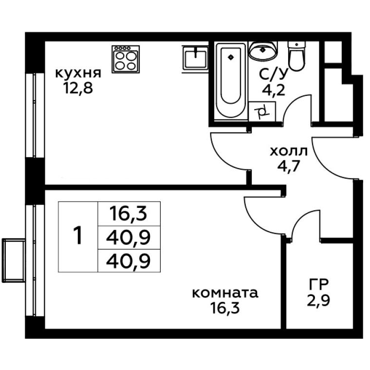 План квартиры
