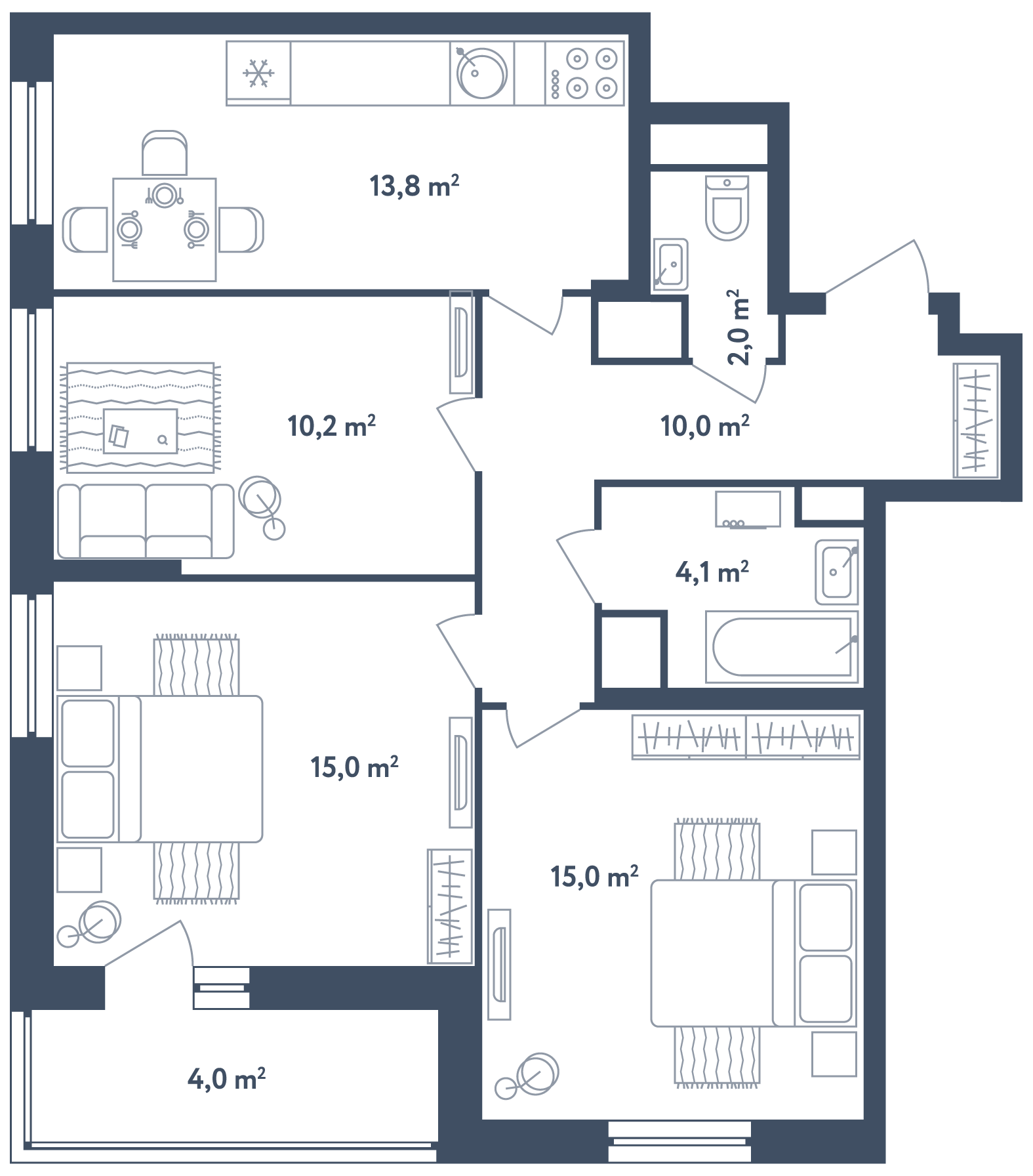 План квартиры