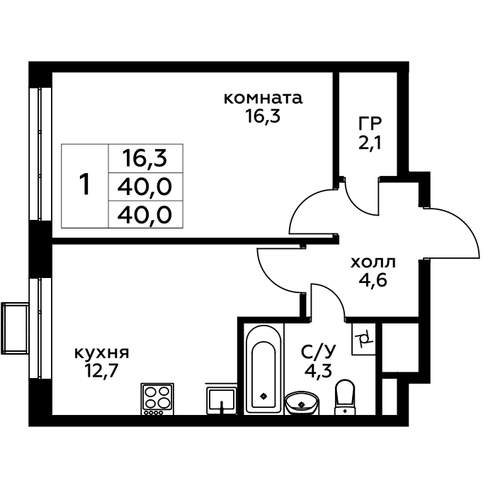План квартиры