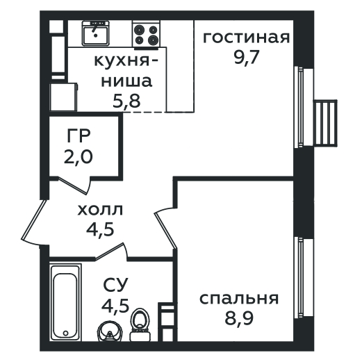 План квартиры