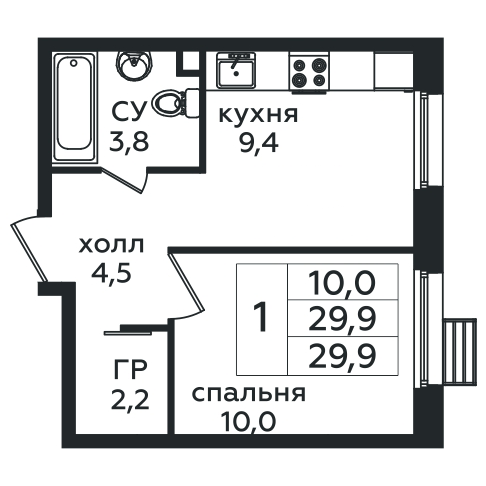 План квартиры