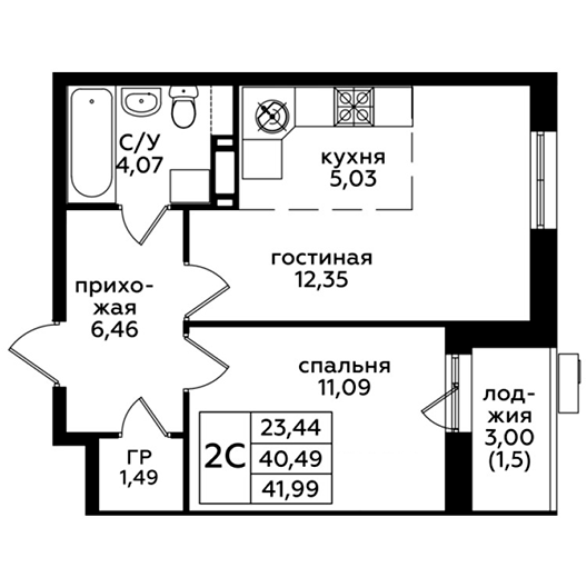 План квартиры