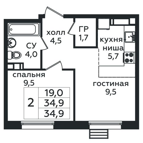 План квартиры