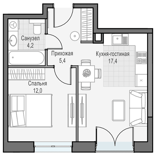 План квартиры