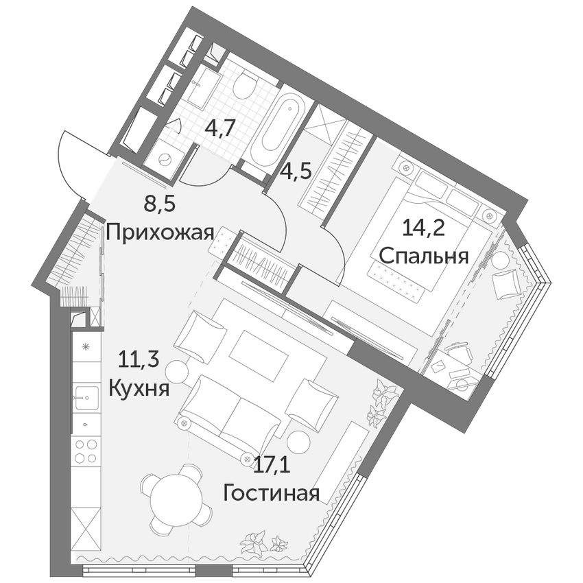 План квартиры