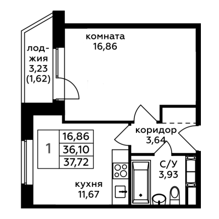 План квартиры