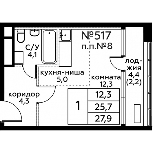 План квартиры